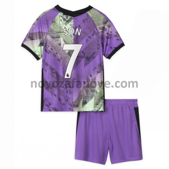 Nogometni Dres Tottenham Hotspur Son Heung-min 7 Dječji Treći 2021-2022 Kratkih Rukava