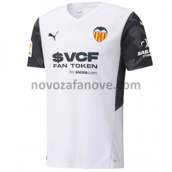 Nogometni Dres Valencia CF Domaći 2021-2022 Kratkih Rukava