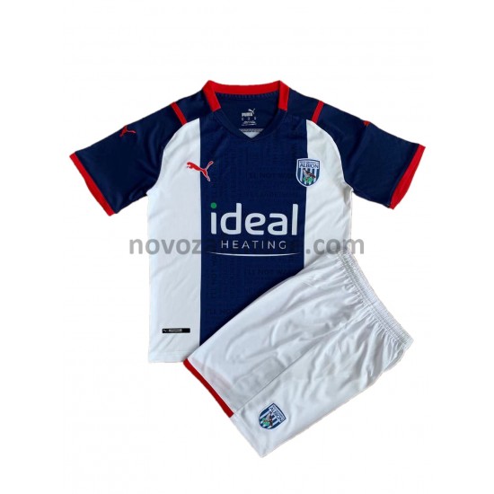 Nogometni Dres West Bromwich Albion Dječji Domaći 2021-2022 Kratkih Rukava