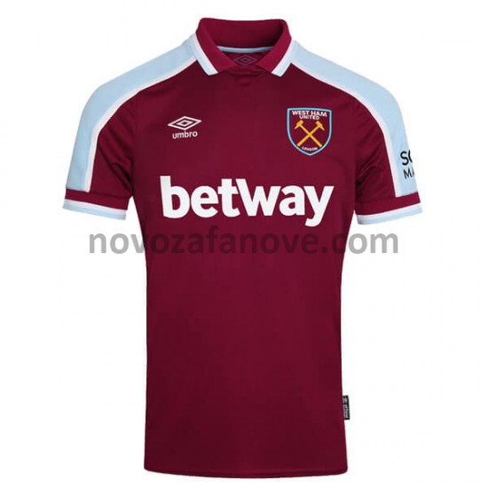 Nogometni Dres West Ham United Domaći 2021-2022 Kratkih Rukava