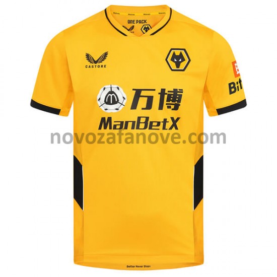 Nogometni Dres Wolverhampton Wanderers Domaći 2021-2022 Kratkih Rukava