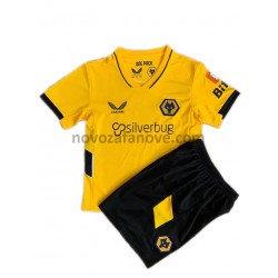 Nogometni Dres Wolverhampton Wanderers Dječji Domaći 2021-2022 Kratkih Rukava