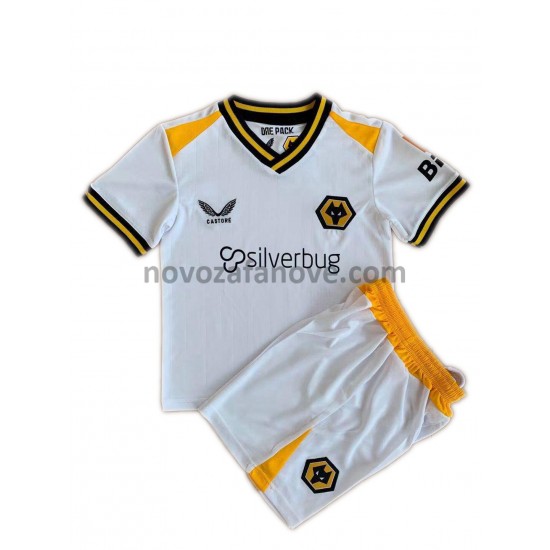 Nogometni Dres Wolverhampton Wanderers Dječji Treći 2021-2022 Kratkih Rukava