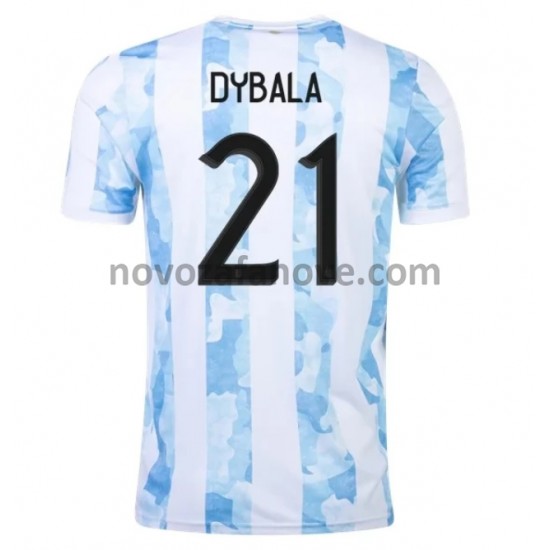 Nogometni Dres Argentina Dybala 21 Domaći 2021 Kratkih Rukava