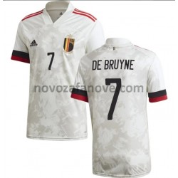 Nogometni Dres Belgija De Bruyne 7 Gostujući Euro 2020 Kratkih Rukava