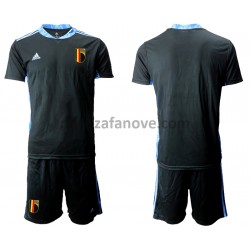 Nogometni Dres Belgija Golmanski Dječji Domaći Euro 2020 Kratkih Rukava