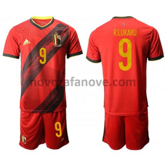 Nogometni Dres Belgija Romelu Lukaku 9 Domaći Euro 2020 Kratkih Rukava