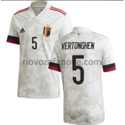 Nogometni Dres Belgija Vertonghen 5 Gostujući Euro 2020 Kratkih Rukava