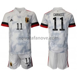 Nogometni Dres Belgija Yannick Carrasco 11 Dječji Gostujući Euro 2020 Kratkih Rukava