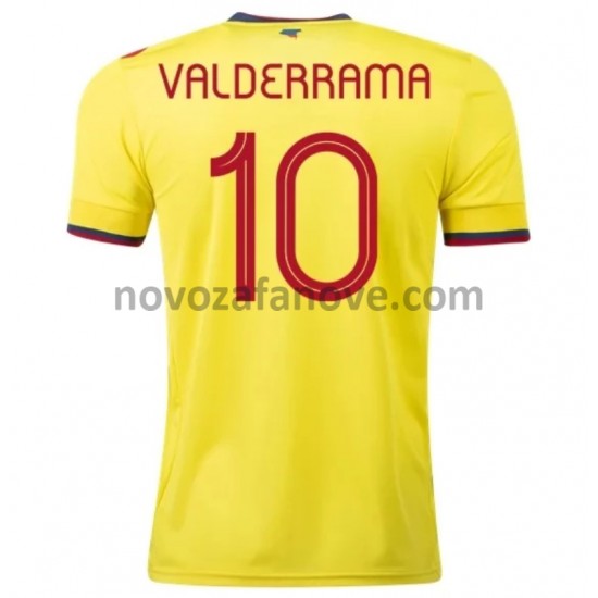 Nogometni Dres Kolumbija Valderrama 10 Domaći 2020-2021 Kratkih Rukava