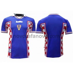 Nogometni Dres Hrvatska Retro Gostujući 1998 Kratkih Rukava