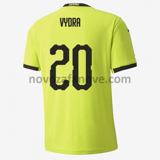 Nogometni Dres Češka Matej Vydra 20 Gostujući Euro 2020 Kratkih Rukava