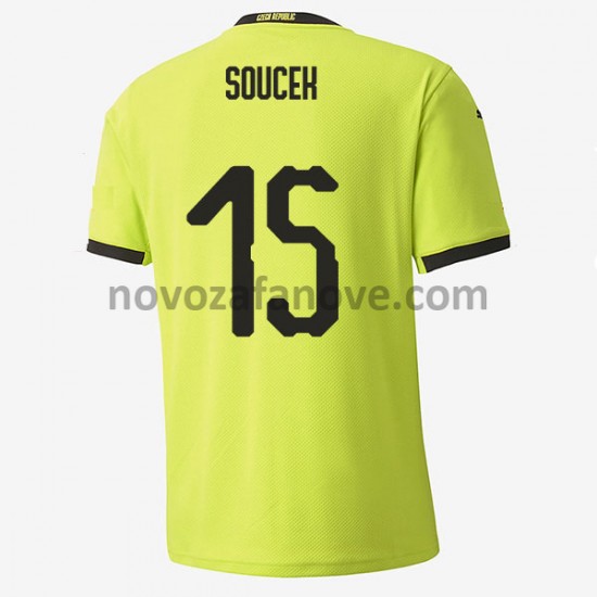 Nogometni Dres Češka Tomas Soucek 15 Gostujući Euro 2020 Kratkih Rukava