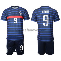 Nogometni Dres Francuska Olivier Giroud 9 Dječji Domaći Euro 2020 Kratkih Rukava