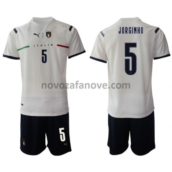 Nogometni Dres Italija Manuel Locatelli 5 Dječji Gostujući 2021-2022 Kratkih Rukava