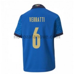 Nogometni Dres Italija Verratti 6 Domaći Euro 2020 Kratkih Rukava