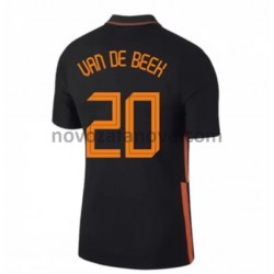 Nogometni Dres Nizozemska Donny van de Beek 20 Gostujući Euro 2020 Kratkih Rukava