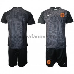 Nogometni Dres Nizozemska Golmanski Dječji Domaći Euro 2020 Kratkih Rukava