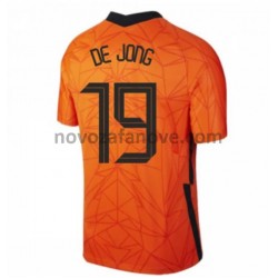 Nogometni Dres Nizozemska Luuk de Jong 19 Domaći Euro 2020 Kratkih Rukava