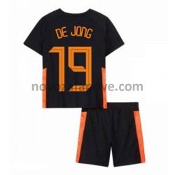 Nogometni Dres Nizozemska Luuk de Jong 19 Dječji Gostujući Euro 2020 Kratkih Rukava