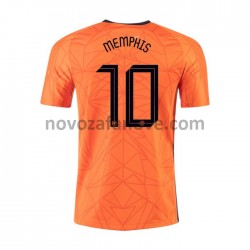 Nogometni Dres Nizozemska MEMPHIS 10 Domaći Euro 2020 Kratkih Rukava