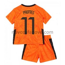 Nogometni Dres Nizozemska Quincy Promes 11 Dječji Domaći Euro 2020 Kratkih Rukava