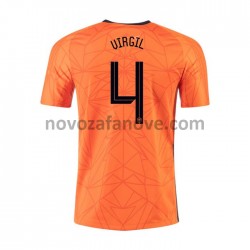 Nogometni Dres Nizozemska VIRGIL 4 Domaći Euro 2020 Kratkih Rukava
