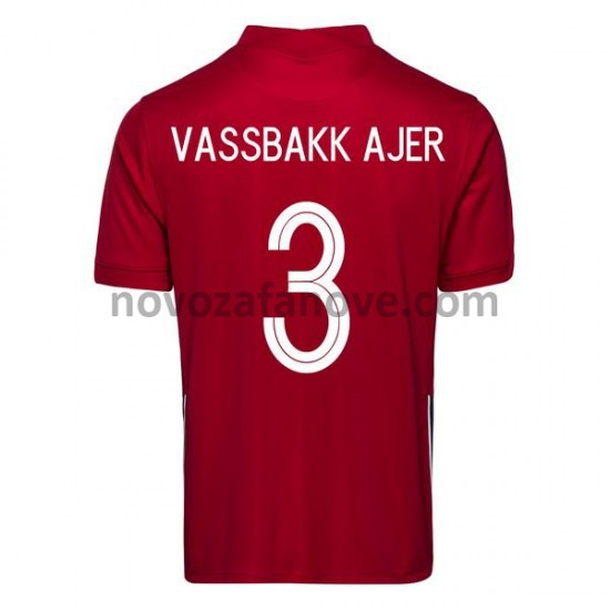 Nogometni Dres Norveška Kristoffer Ajer 3 Domaći 2020-2021 Kratkih Rukava