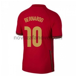 Nogometni Dres Portugal Bernardo Silva 10 Domaći Euro 2020 Kratkih Rukava