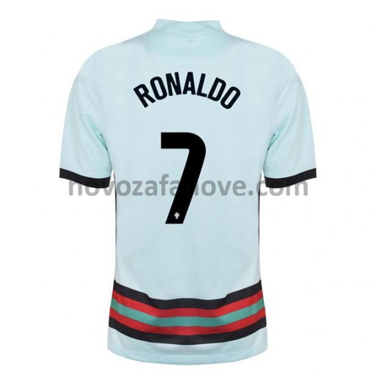 Nogometni Dres Portugal Cristiano Ronaldo 7 Gostujući Euro 2020 Kratkih Rukava