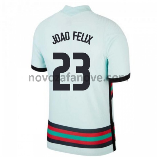 Nogometni Dres Portugal JOAO FELIX 23 Gostujući Euro 2020 Kratkih Rukava