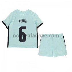 Nogometni Dres Portugal Jose Fonte 6 Dječji Gostujući Euro 2020 Kratkih Rukava