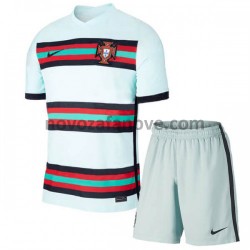 Nogometni Dres Portugal Dječji Gostujući Euro 2020 Kratkih Rukava