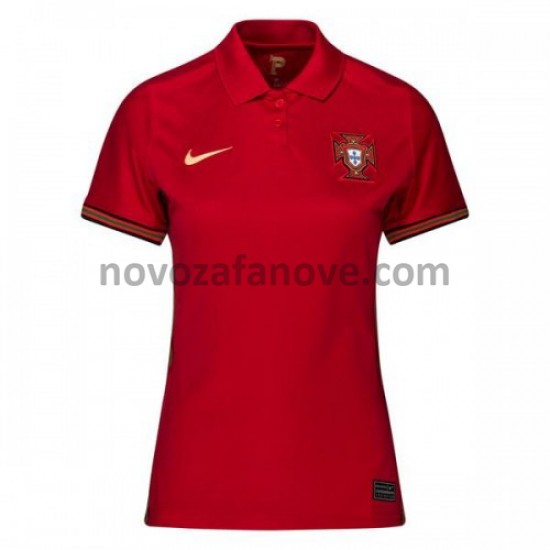Nogometni Dres Portugal Ženska Domaći Euro 2020 Kratkih Rukava