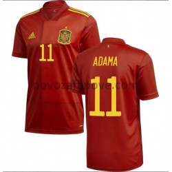 Nogometni Dres Španjolska Adama 11 Domaći Euro 2020 Kratkih Rukava