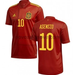 Nogometni Dres Španjolska Asensio 10 Domaći Euro 2020 Kratkih Rukava