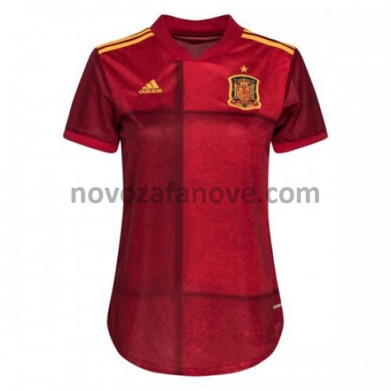 Nogometni Dres Španjolska Ženska Domaći Euro 2020 Kratkih Rukava