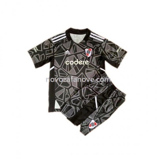 Nogometni Dres CA River Plate Golmanski Dječji Domaći 2023 Kratkih Rukava