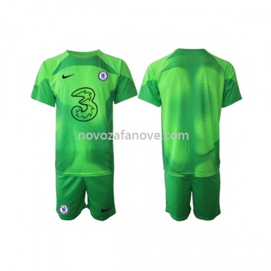 Nogometni Dres Chelsea Golmanski Dječji Treći 2022-2023 Kratkih Rukava