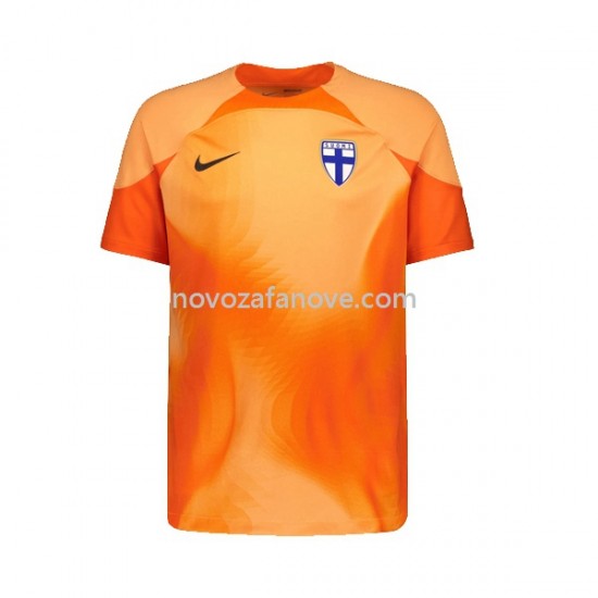 Nogometni Dres Finska Golmanski Muški Domaći 2022-2023 Kratkih Rukava