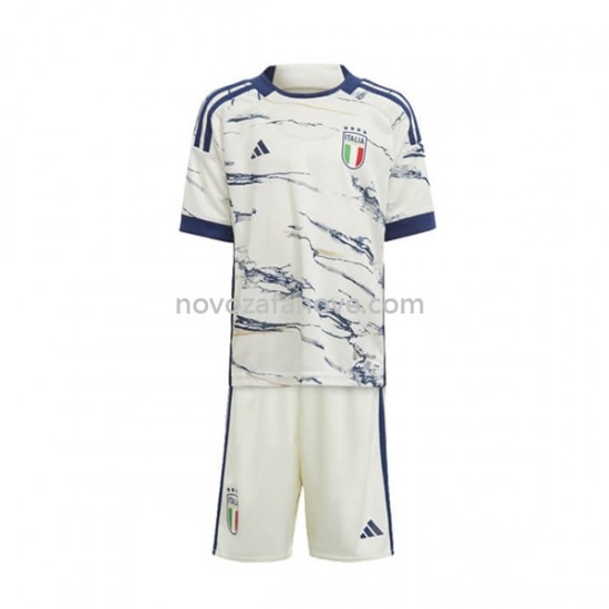 Nogometni Dres Italija Dječji Gostujući 2023 Kratkih Rukava