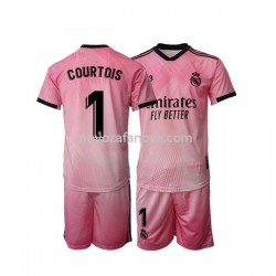 Nogometni Dres Real Madrid Thibaut Courtois 1 Golmanski Dječji Četvrti 2021-2022 Kratkih Rukava