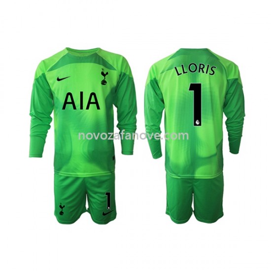 Nogometni Dres Tottenham Hotspur Hugo Lloris 1 Golmanski Dječji Gostujući 2022-2023 Dugim Rukavima