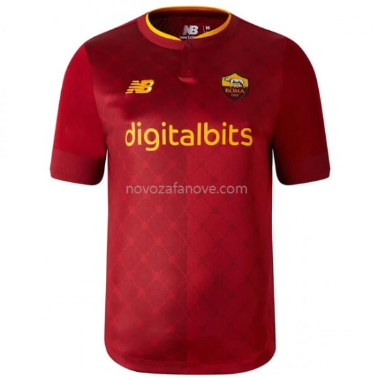 Nogometni Dres AS Roma Domaći 2022-2023 Kratkih Rukava