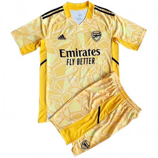 Nogometni Dres Arsenal Golmanski Dječji Domaći 2022-2023 Kratkih Rukava