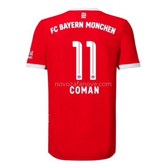 Nogometni Dres Bayern München Coman 11 Domaći 2022-2023 Kratkih Rukava