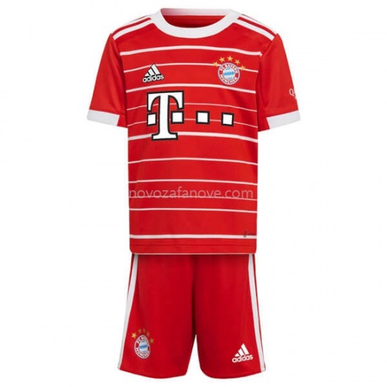 Nogometni Dres Bayern München Dječji Domaći 2022-2023 Kratkih Rukava