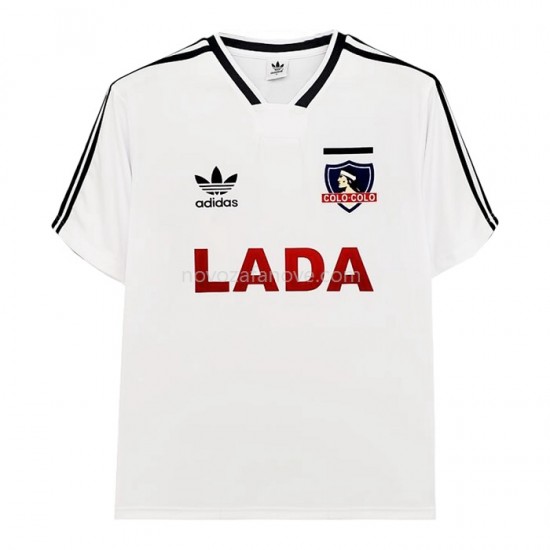 Nogometni Dres Colo-Colo Domaći dres 1991 Kratkih Rukava