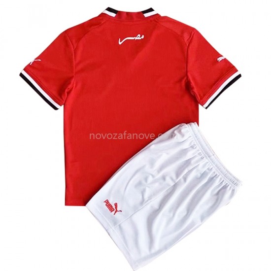 Nogometni Dres Egipat Dječji Domaći 2022 Kratkih Rukava