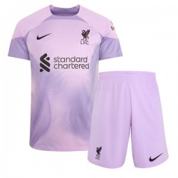 Nogometni Dres Liverpool Golmanski Dječji Domaći 2022-2023 Kratkih Rukava